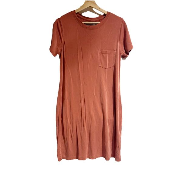 Abercrombie & Fitch Dresses & Skirts - Abercrombie Fitch Women Large Tall Pink Orange Shirt Dress Short